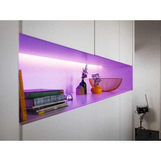 Philips Hue Personal Wireless Lighting Plus LED Extension Light Strip Base 1 Meter (Multicolor) Philips Hue Personal Wireless Lighting Plus LED Extension Light Strip Base 1 Meter (Multicolor)