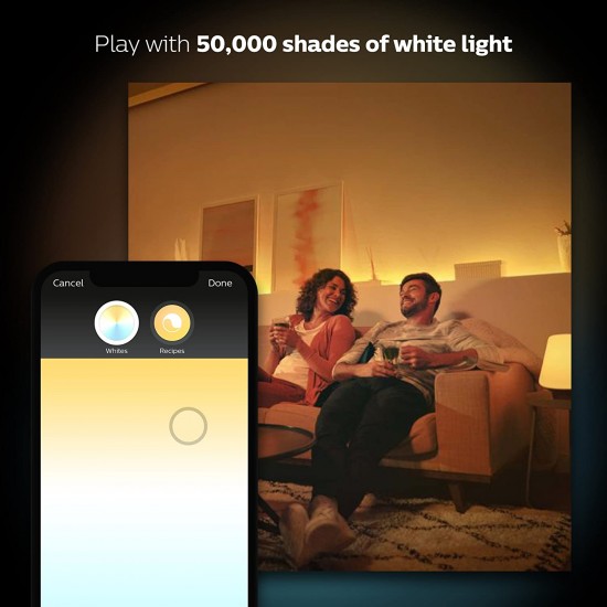 Philips Hue Gen 4 Smart Light Strip (White & Color Ambiance) 20W Base 2 Meters, Bluetooth & Zigbee Compatible (Hue Bridge Optional), Compatible with Alexa & Google Philips Hue Gen 4 Smart Light Strip (White & Color Ambiance) 20W Base 2 Meters, Bluetooth & Zigbee Compatible (Hue Bridge Optional), Compatible with Alexa & Google