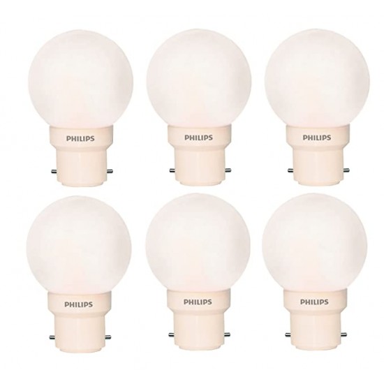 PHILIPS 0.5 watt B22 LED Deco mini (White, Pack of 6) PHILIPS 0.5 watt B22 LED Deco mini (White, Pack of 6)