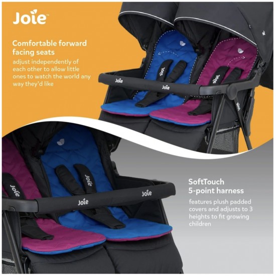 Joie Stroller Aire Twin, Rosy and Sea (Multicolour) Joie Stroller Aire Twin, Rosy and Sea (Multicolour)