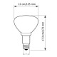 PHILIPS Infrared Lamp BR125 IR 250W E27 230-250V / IR Heating Lamp / Food Warmer Lamp PHILIPS Infrared Lamp BR125 IR 250W E27 230-250V / IR Heating Lamp / Food Warmer Lamp