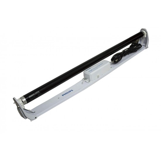PHILIPS Luminescence Stage, UV Inspection BLB Fluorescent Tubelight 18W (2 ft, Black, G5, Complete set with Choke) PHILIPS Luminescence Stage, UV Inspection BLB Fluorescent Tubelight 18W (2 ft, Black, G5, Complete set with Choke)