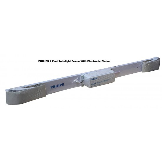 PHILIPS Luminescence Stage, UV Inspection BLB Fluorescent Tubelight 18W (2 ft, Black, G5, Complete set with Choke) PHILIPS Luminescence Stage, UV Inspection BLB Fluorescent Tubelight 18W (2 ft, Black, G5, Complete set with Choke)