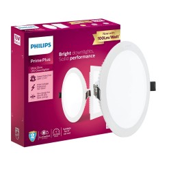 Philips 15-Watt Round AP Plus UltraGlow LED DL Recessed LED Panel Ceiling Light (Cool Day Light)