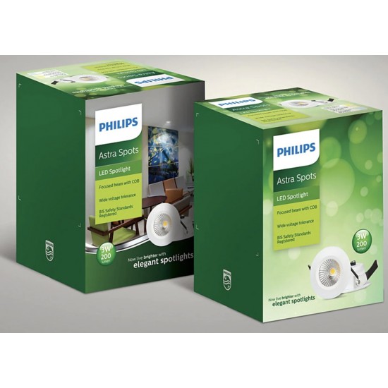 Philips 3w Astra Spot Cob, Warm White Philips 3w Astra Spot Cob, Warm White