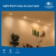 PHILIPS Ultra Glow 10-watt Round LED Downlighter | 3 Colors in 1 Recessed LED Downlight | LED Ceiling Light for Home and Hall | Cut Out: 4 inch, Color: Tunable White PHILIPS Ultra Glow 10-watt Round LED Downlighter | 3 Colors in 1 Recessed LED Downlight | LED Ceiling Light for Home and Hall | Cut Out: 4 inch, Color: Tunable White