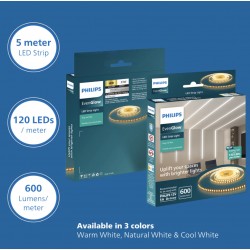 Philips EvenGlow 8 MM Strip with 120 LEDs/Mtr led Strip Light Cool Day Light