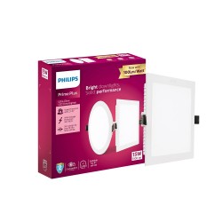 Philips 15-Watt Square AP Plus UltraGlow LED DL Recessed LED Panel Ceiling Light (Cool Day Light)