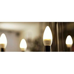 PHILIPS 4-Watt 400-lumen Candle Frosted E14 Base (Warm White) 