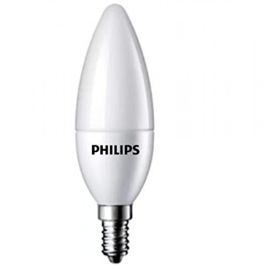 PHILIPS 4-Watt 400-lumen Clear Candle E14 Base (Cool White) PHILIPS 4-Watt 400-lumen Clear Candle E14 Base (Cool White)