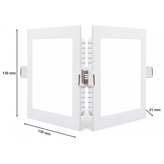 Philips 10-Watt Square AP Plus UltraGlow LED DL Recessed LED Panel Ceiling Light (Cool Day Light) Philips 10-Watt Square AP Plus UltraGlow LED DL Recessed LED Panel Ceiling Light (Cool Day Light)