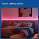 Philips Wiz Smart Colour Changing Strip Light | Dimmable, Wi-Fi Enabled 5-Meter RGB Strip Light for Cove Lighting in Ceiling, Behind TV, and for Decoration | Compatible with Alexa & Google Assistant Philips Wiz Smart Colour Changing Strip Light | Dimmable, Wi-Fi Enabled 5-Meter RGB Strip Light for Cove Lighting in Ceiling, Behind TV, and for Decoration | Compatible with Alexa & Google Assistant