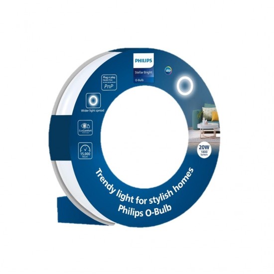 PHILIPS Stellar Bright 20-Watt LED O-Bulb | Bulb Base:B22D (Cool Day Light) PHILIPS Stellar Bright 20-Watt LED O-Bulb | Bulb Base:B22D (Cool Day Light)