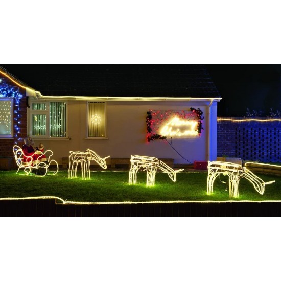 PHILIPS Mini Marathon LED Rope Light with Connector | 20 Meter IP 65 Water-Proof Strip Light with 400 lumens/Meter PHILIPS Mini Marathon LED Rope Light with Connector | 20 Meter IP 65 Water-Proof Strip Light with 400 lumens/Meter