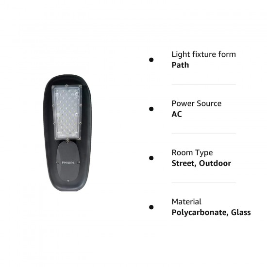 PHILIPS BRP042 Smart Bright 25-Watt Street Light, (Cool Daylight, Pack Of 1)(Polycarbonate;Glass) PHILIPS BRP042 Smart Bright 25-Watt Street Light, (Cool Daylight, Pack Of 1)(Polycarbonate;Glass)