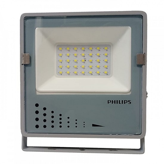 Philips 50W Smartbright Slim Led Flood Light, White (BVP173) Philips 50W Smartbright Slim Led Flood Light, White (BVP173)