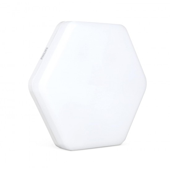 Philips Rimless Full Glow 15-watt Hexa LED Surface Downlighter | Hexagon Shape LED Downlight for Ceiling | LED Ceiling Light for Home & Hall (Warm White) Philips Rimless Full Glow 15-watt Hexa LED Surface Downlighter | Hexagon Shape LED Downlight for Ceiling | LED Ceiling Light for Home & Hall (Warm White)