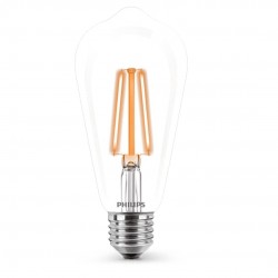 PHILIPS 4-watt E27 ST64 LED Glass Amber Filament Bulb (Orange)