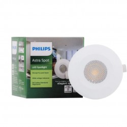 Philips Astra Spot 2-watt LED Spotlight | LED Spotlight for Display | Cutout:35mm | Natural White