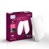 Philips Rimless Full Glow 24-watt Square LED Surface Downlighter | Surface LED Downlight for Ceiling  (Cool Day light)