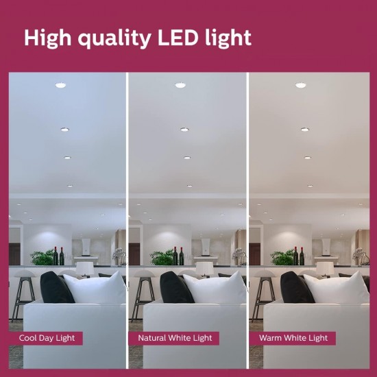 Philips Rimless Full Glow 24-watt Round LED Surface Downlighter | Surface LED Downlight for Ceiling (Warm White) Philips Rimless Full Glow 24-watt Round LED Surface Downlighter | Surface LED Downlight for Ceiling (Warm White)