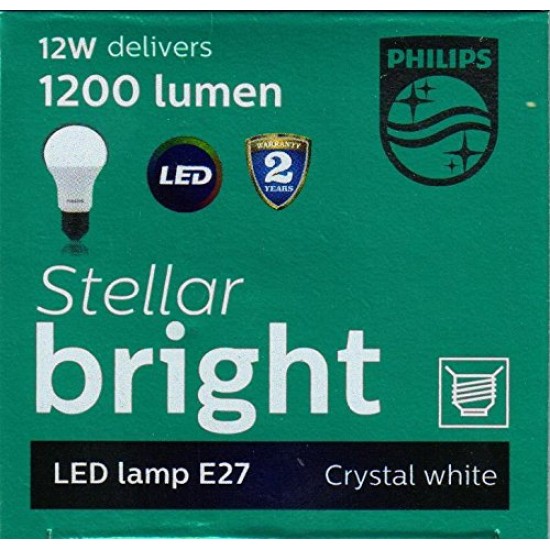 Philips 12-Watt E27 LED Bulb (Cool Day Light) Philips 12-Watt E27 LED Bulb (Cool Day Light)
