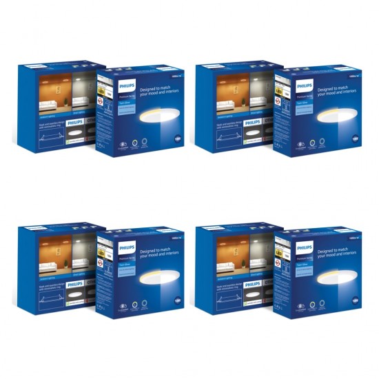 PHILIPS 10-watt Round LED Up-Down Downlighter | Twinglow 10-watt LED Downlighter for Home & Decoration | Colours : Warm White + Cool Day Light PHILIPS 10-watt Round LED Up-Down Downlighter | Twinglow 10-watt LED Downlighter for Home & Decoration | Colours : Warm White + Cool Day Light