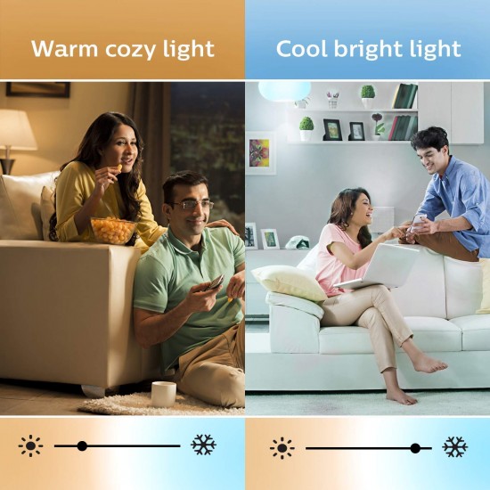 Philips 10-Watt Smart Wi-Fi Led Ceiling Lamp Downlighter Wiz Connected (Shades of White + Dimmable + Pre-Set Modes) (Compatible with Amazon Alexa and Google Assistant) Philips 10-Watt Smart Wi-Fi Led Ceiling Lamp Downlighter Wiz Connected (Shades of White + Dimmable + Pre-Set Modes) (Compatible with Amazon Alexa and Google Assistant)