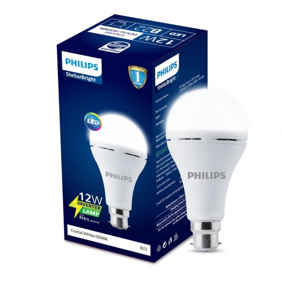 Philips 12-Watt B22 LED Inverter Emergency Bulb (Cool Day Light) Philips 12-Watt B22 LED Inverter Emergency Bulb (Cool Day Light)