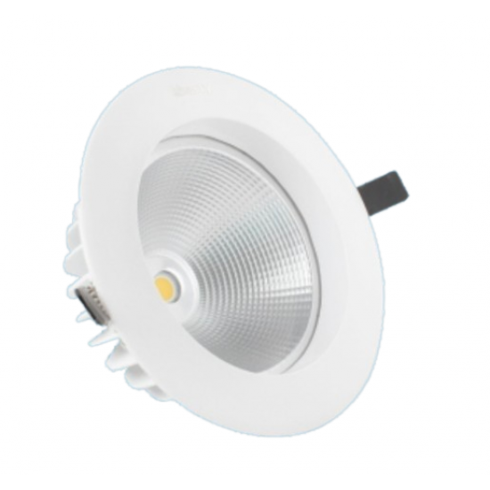 OrangeVolt Aluminium 10-Watt Round Spot Recessed COB Spot Light Warm White OrangeVolt Aluminium 10-Watt Round Spot Recessed COB Spot Light Warm White