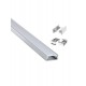 OrangeVolt Aluminium Profile/Channel For Led Light Strips 1 Metre Each Profiles With End Caps Included (Metal) OrangeVolt Aluminium Profile/Channel For Led Light Strips 1 Metre Each Profiles With End Caps Included (Metal)