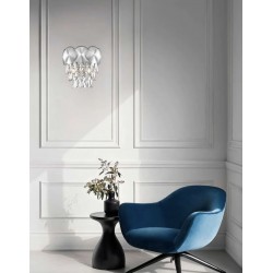 Philips 581971 Shield Wall Chrome & Clear Crystal G9