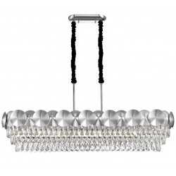 Philips 581970 Shield Pendant Chrome & Clear Crystal E1