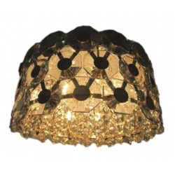 Philips 581967 Crystal Chandelier MSS Titanium Gold G9