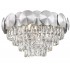 Philips 581968 Shield Chandelier Chrome & Clear Crystal 