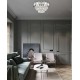 Philips 581968 Shield Chandelier Chrome & Clear Crystal Philips 581968 Shield Chandelier Chrome & Clear Crystal