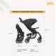 Joie Muze Full Featured Baby Stroller - Compact Fold Baby Pram with 5-Point Harness, Travel System Compatible, Lie-Flat Recline and Suitable for Birth to 15kg/(Birth - 36 months) Joie Muze Full Featured Baby Stroller - Compact Fold Baby Pram with 5-Point Harness, Travel System Compatible, Lie-Flat Recline and Suitable for Birth to 15kg/(Birth - 36 months)