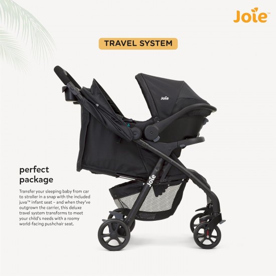 Joie Muze Full Featured Baby Stroller - Compact Fold Baby Pram with 5-Point Harness, Travel System Compatible, Lie-Flat Recline and Suitable for Birth to 15kg/(Birth - 36 months) Joie Muze Full Featured Baby Stroller - Compact Fold Baby Pram with 5-Point Harness, Travel System Compatible, Lie-Flat Recline and Suitable for Birth to 15kg/(Birth - 36 months)