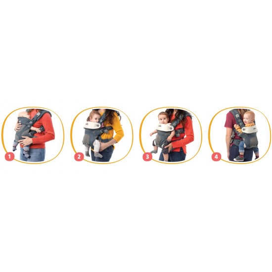 Joie Savvy Baby Carrier - Baby Holder Bag for Newborn & Infants with 4-in-1 Carrying Positions, for Birth to 16Kg Joie Savvy Baby Carrier - Baby Holder Bag for Newborn & Infants with 4-in-1 Carrying Positions, for Birth to 16Kg