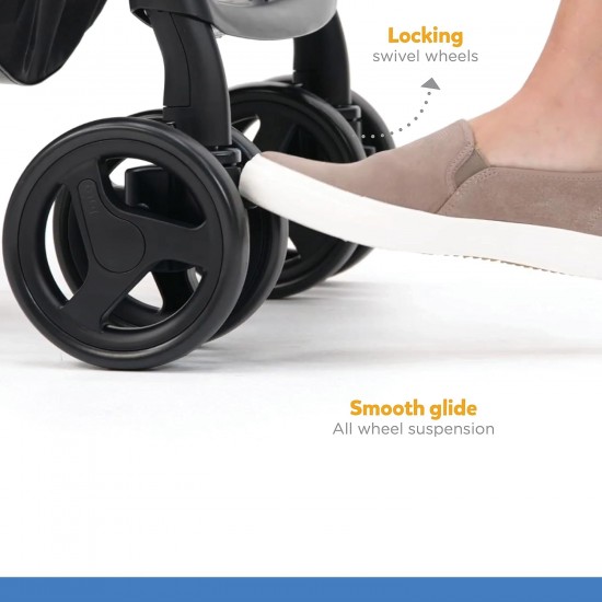 Joie Mirus Lightweight Baby Stroller-Pram with Reversible Handle, Hand Brake and One-Hand Fold, Buggy for Kids 0-2 Years(Upto 17.5 Kg), Ember, 1 Count(Pack of 1)(S1703Aaemb000), Black Joie Mirus Lightweight Baby Stroller-Pram with Reversible Handle, Hand Brake and One-Hand Fold, Buggy for Kids 0-2 Years(Upto 17.5 Kg), Ember, 1 Count(Pack of 1)(S1703Aaemb000), Black