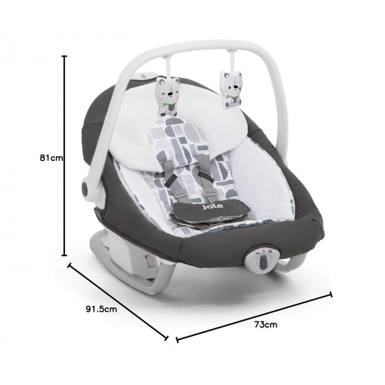 Joie Plastic Serina 2 In1 Portable Rocker and Swing (Birth to 13Kg) Joie Plastic Serina 2 In1 Portable Rocker and Swing (Birth to 13Kg)