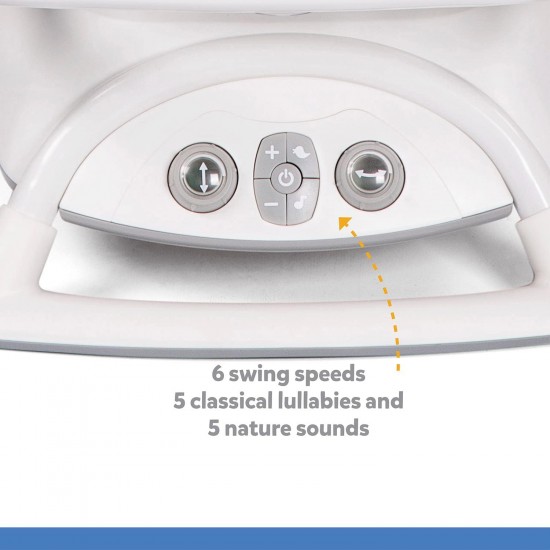 Joie Sansa Baby Automatic Swing - Multi-Motion Soother, Infant Bouncer, Baby Rocker and Napper for Newborns (Birth to 9kg) Joie Sansa Baby Automatic Swing - Multi-Motion Soother, Infant Bouncer, Baby Rocker and Napper for Newborns (Birth to 9kg)
