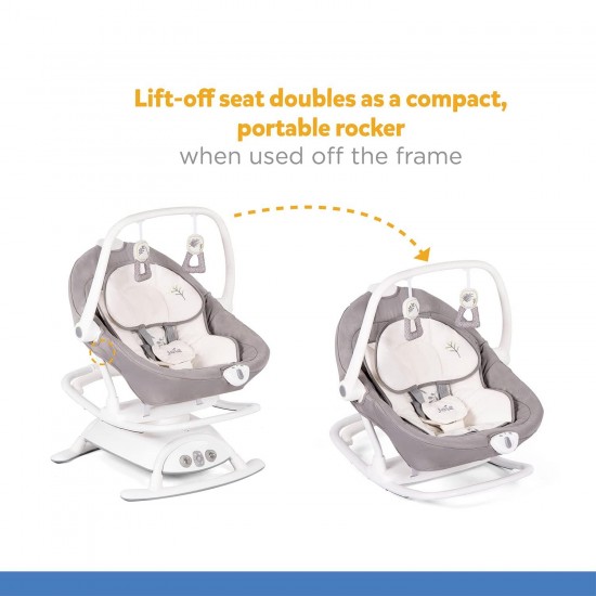 Joie Sansa Baby Automatic Swing - Multi-Motion Soother, Infant Bouncer, Baby Rocker and Napper for Newborns (Birth to 9kg) Joie Sansa Baby Automatic Swing - Multi-Motion Soother, Infant Bouncer, Baby Rocker and Napper for Newborns (Birth to 9kg)