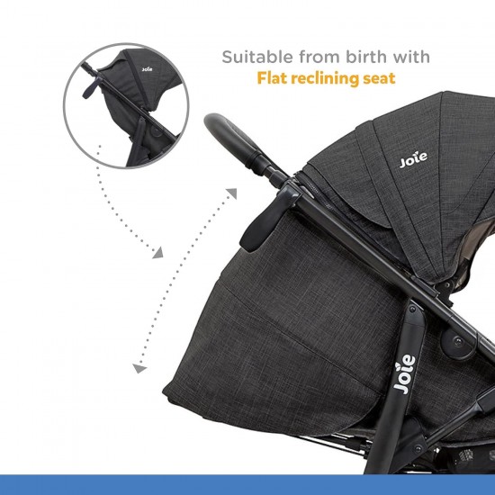 Joie Mytrax Baby Stroller- Pram for Kids with Automatic fold Lock, Suitable from Birth with Flat Reclining Seat Joie Mytrax Baby Stroller- Pram for Kids with Automatic fold Lock, Suitable from Birth with Flat Reclining Seat