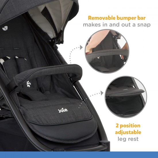 Joie Mytrax Baby Stroller- Pram for Kids with Automatic fold Lock, Suitable from Birth with Flat Reclining Seat Joie Mytrax Baby Stroller- Pram for Kids with Automatic fold Lock, Suitable from Birth with Flat Reclining Seat