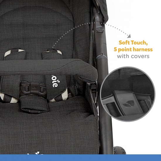 Joie Mytrax Baby Stroller- Pram for Kids with Automatic fold Lock, Suitable from Birth with Flat Reclining Seat Joie Mytrax Baby Stroller- Pram for Kids with Automatic fold Lock, Suitable from Birth with Flat Reclining Seat
