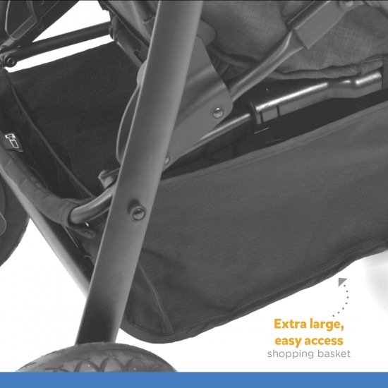Joie Mytrax Baby Stroller- Pram for Kids with Automatic fold Lock, Suitable from Birth with Flat Reclining Seat Joie Mytrax Baby Stroller- Pram for Kids with Automatic fold Lock, Suitable from Birth with Flat Reclining Seat