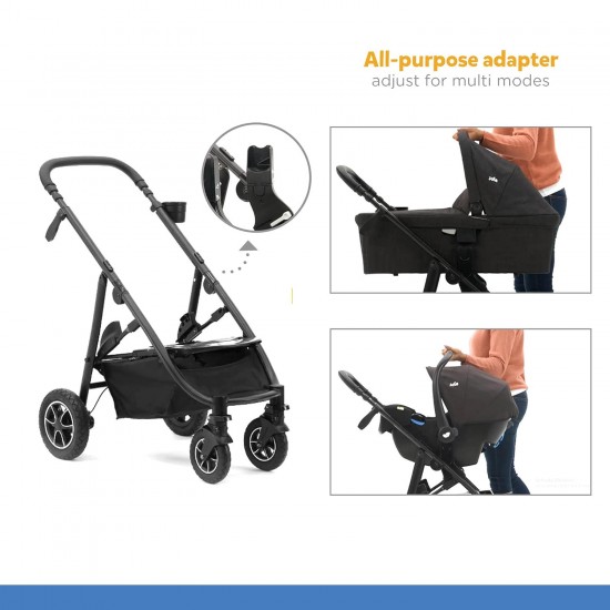 Joie Mytrax Baby Stroller- Pram for Kids with Automatic fold Lock, Suitable from Birth with Flat Reclining Seat Joie Mytrax Baby Stroller- Pram for Kids with Automatic fold Lock, Suitable from Birth with Flat Reclining Seat