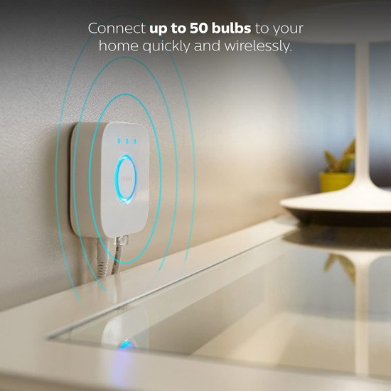 PHILIPS Hue Mini Starter Kit with 10W B22 Bulb, Compatible with Amazon Alexa, Apple Home Kit, and The Google Assistant (White and Color Ambiance) PHILIPS Hue Mini Starter Kit with 10W B22 Bulb, Compatible with Amazon Alexa, Apple Home Kit, and The Google Assistant (White and Color Ambiance)
