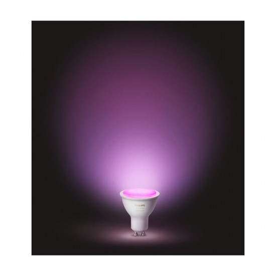 PHILIPS Hue Gu10 5.7-Watt Led lamp (White and Color Ambience) PHILIPS Hue Gu10 5.7-Watt Led lamp (White and Color Ambience)